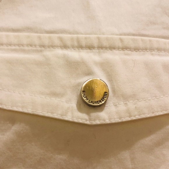 Ralph Lauren Sport White Button Down shirt - Picture 3 of 5